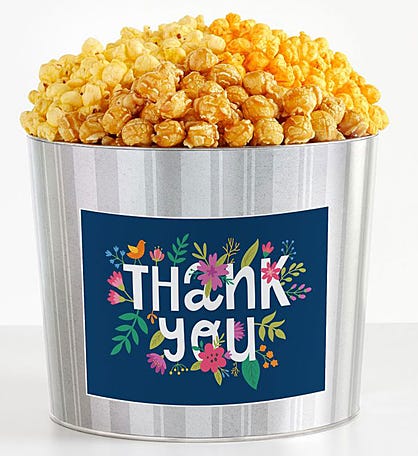 Tins With Pop&reg; Thank You Flowers 3 Flavor